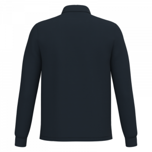 Polo piqué manches longues Navy