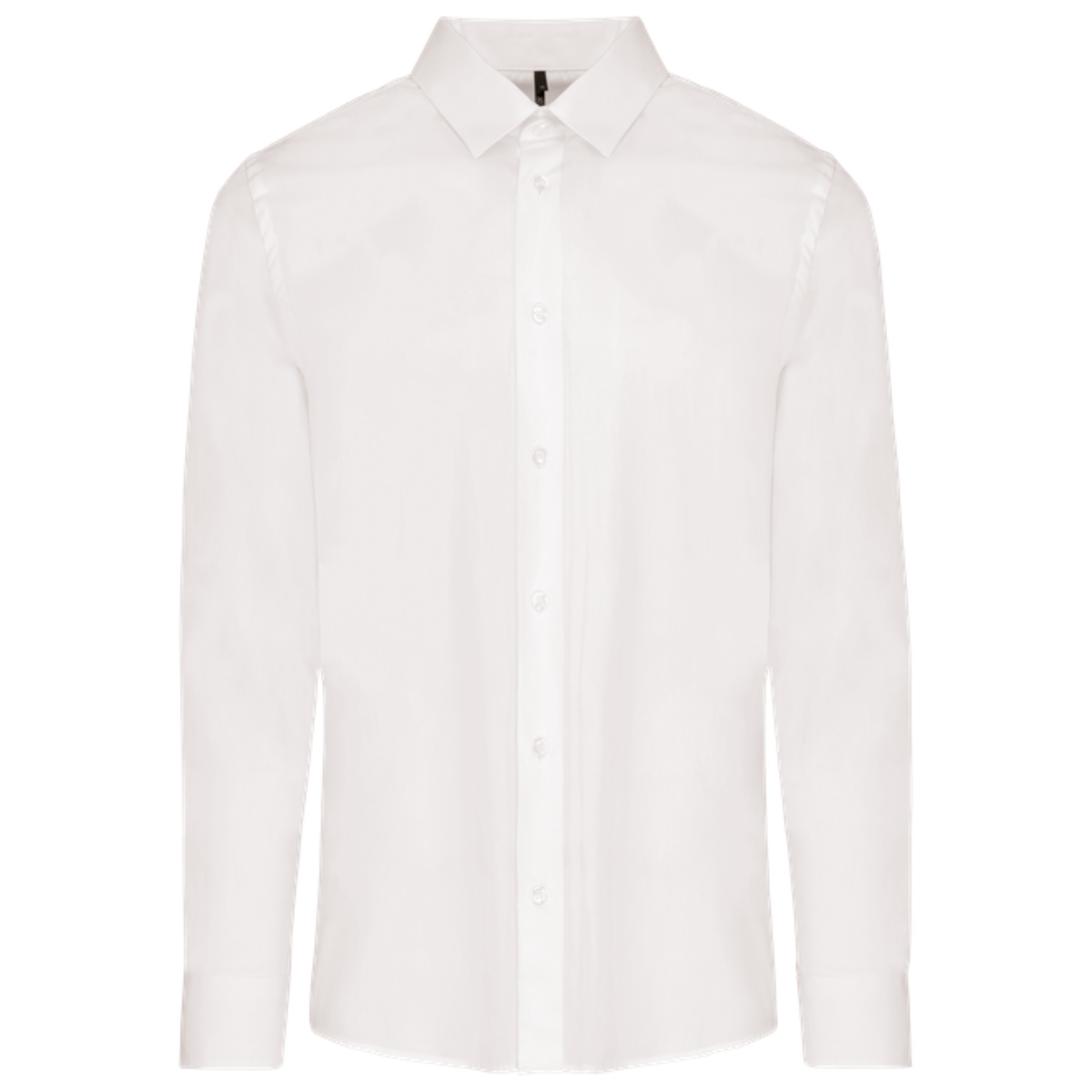 Chemise popeline manches longues blanche