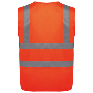 Gilet haute visibilité Orange fluo sans marquage